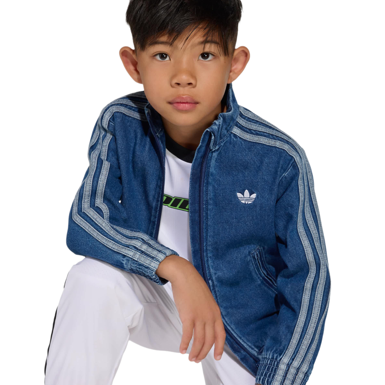 adidas Firebird Denim Imagen 4 de 7. Toque para abrir la galería de fotos.