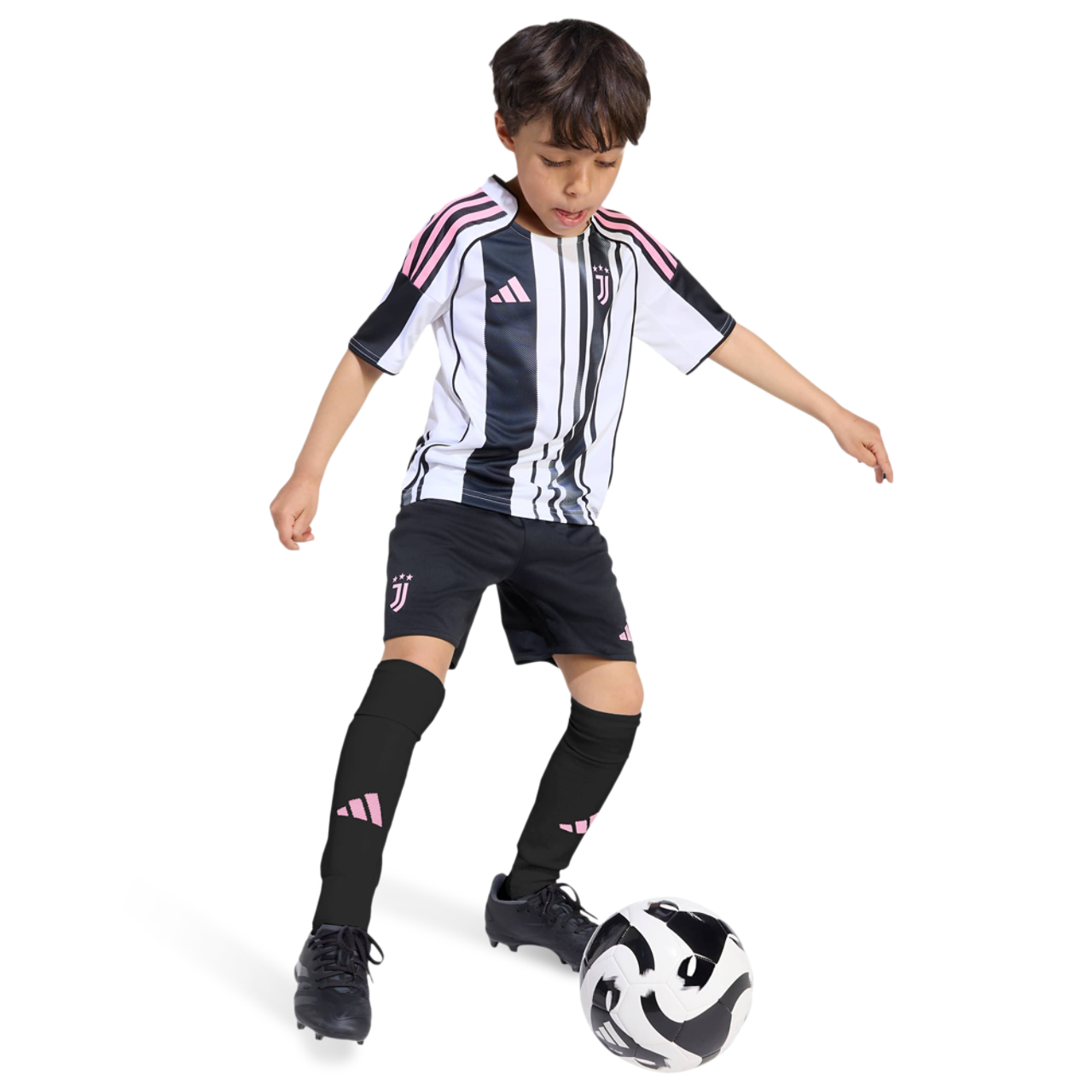 adidas Juventus 25/26 Home Mini Kit Image 2 of 3. Tap to open photo gallery.