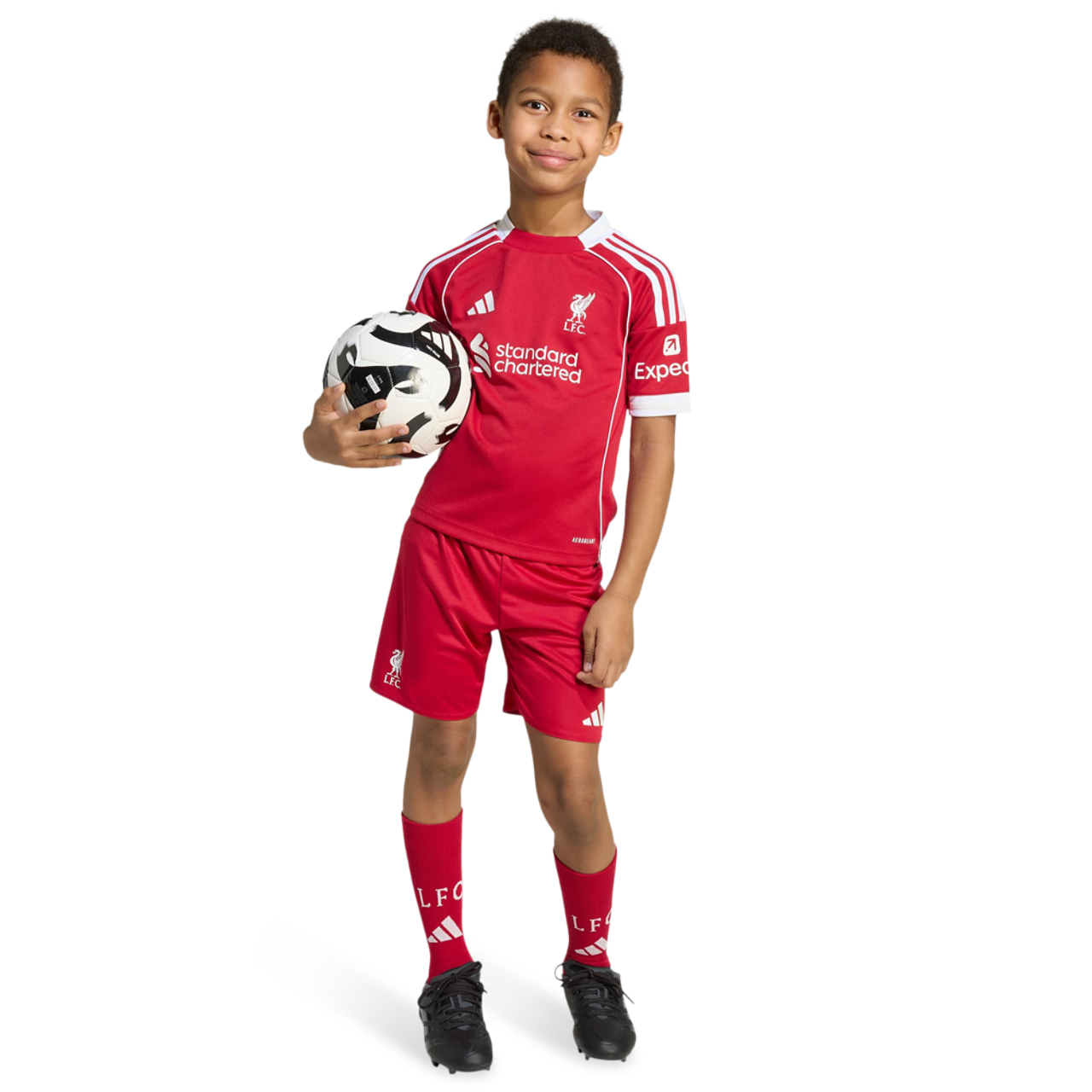 adidas Liverpool Fc 25/26 Home Mini Kit Image 2 sur 4. Appuyez pour ouvrir la galerie de photos.
