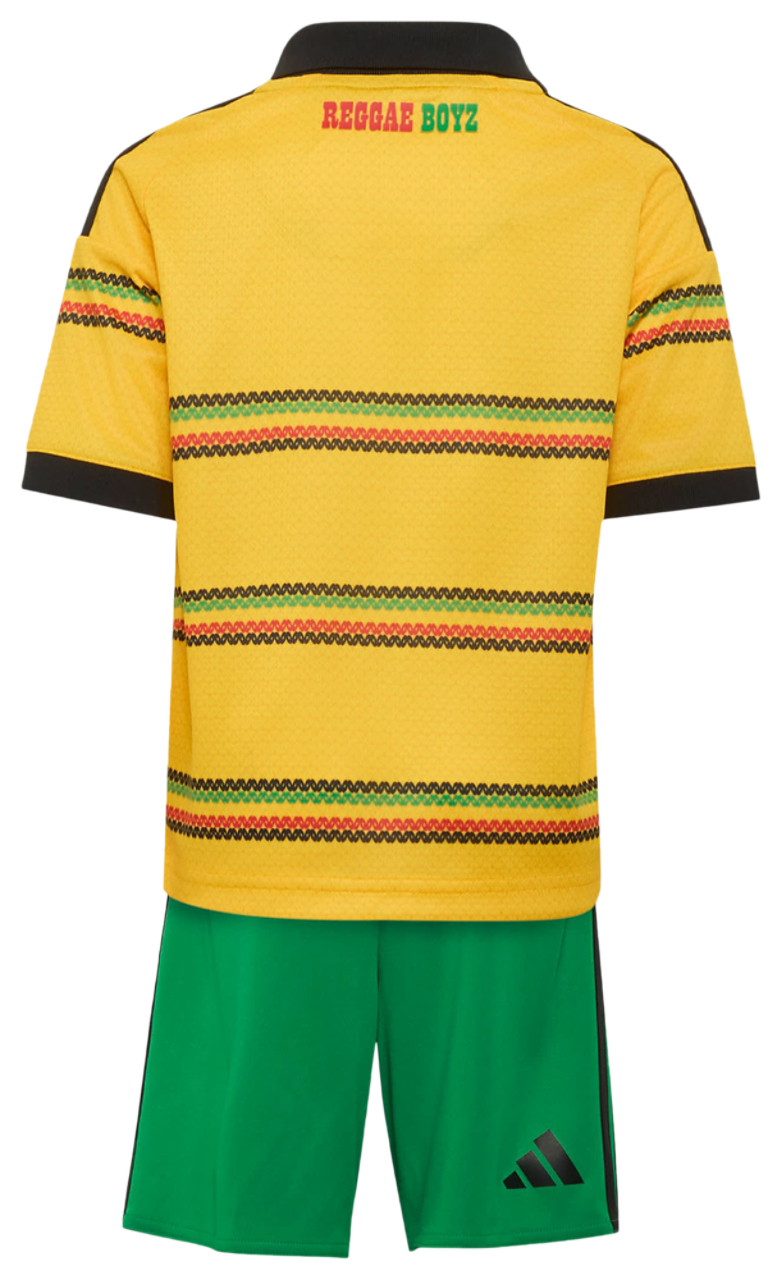 adidas Jamaica 26 X Bob Marley Home Kids Set Afbeelding 4 van 4. Tik om de fotogalerij te openen..