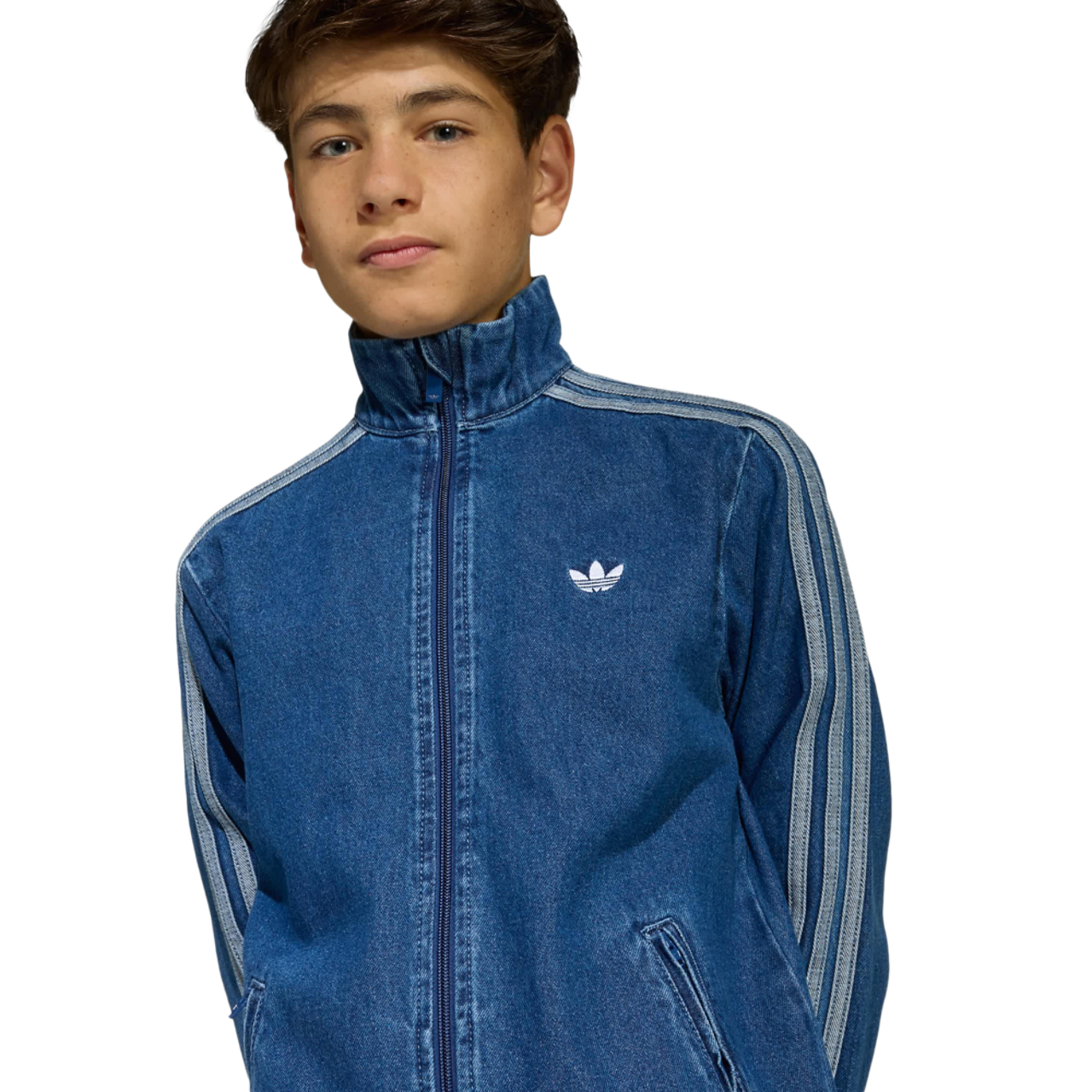 adidas Firebird Denim Bild 4 von 5. Antippen, um die Fotogalerie zu öffnen.