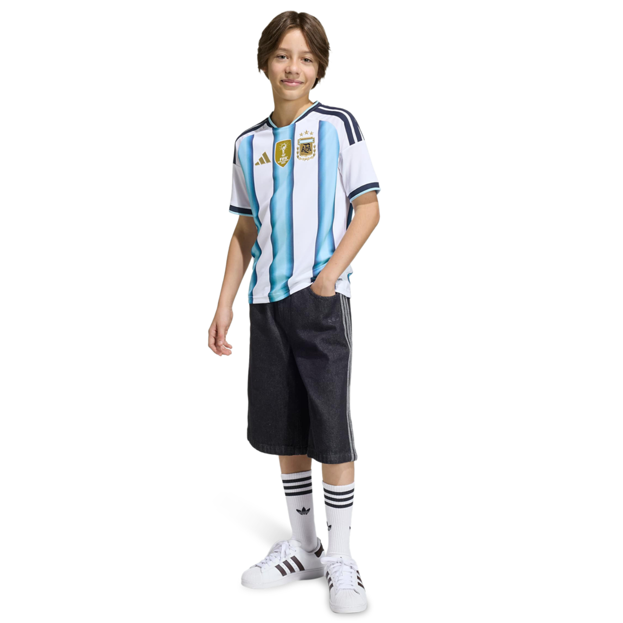 adidas Argentina Afa Home Bild 2 von 8. Antippen, um die Fotogalerie zu öffnen.
