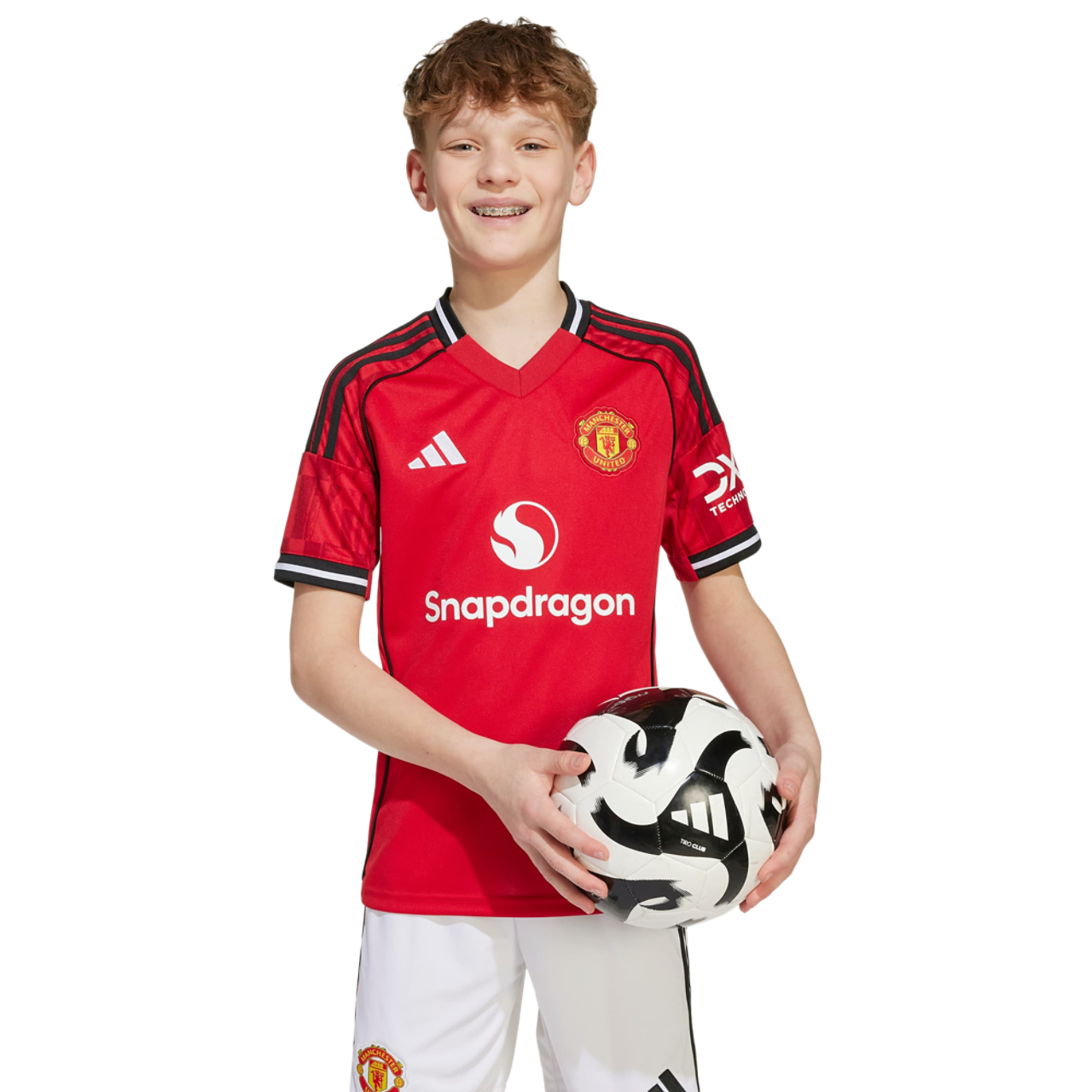 adidas Manchester United 25/26 Home Jersey Imagen 1 de 4. Toque para abrir la galería de fotos.