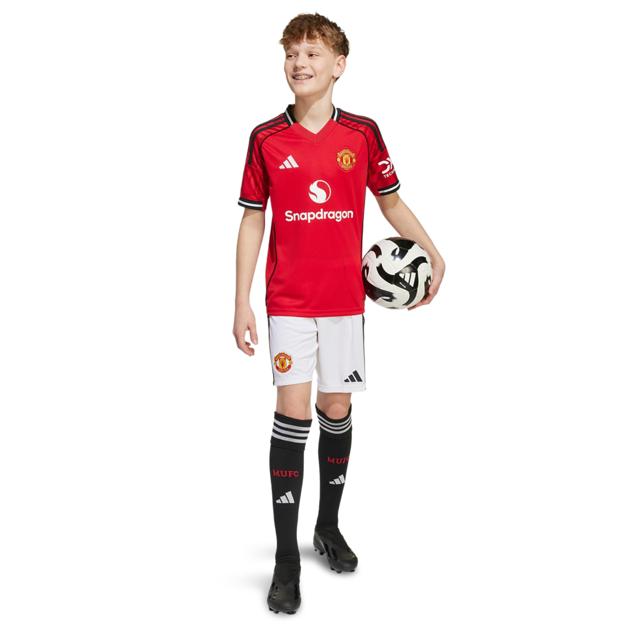 adidas Manchester United 25/26 Home Jersey Imagen 2 de 4. Toque para abrir la galería de fotos.