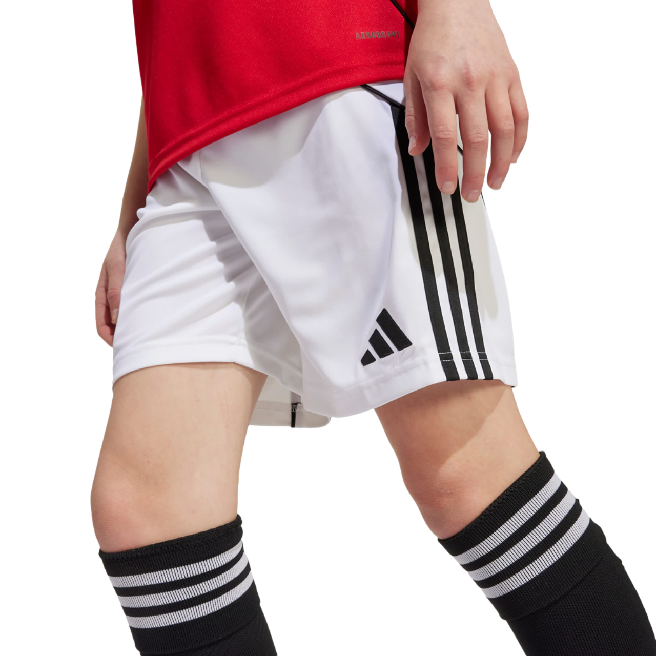 adidas Manchester United 25/26 Home Shorts Image 4 of 4. Tap to open photo gallery.