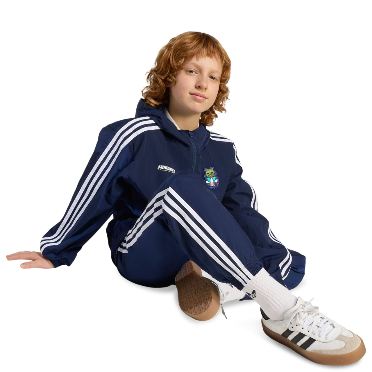 adidas Originals X Minecraft Trousers Imagen 2 de 4. Toque para abrir la galería de fotos.