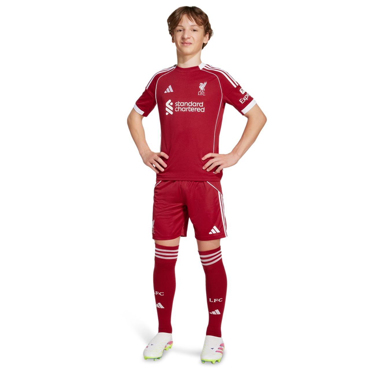 adidas Liverpool Fc 25/26 Home Shorts Immagine 2 di 4. Tocca per aprire la galleria fotografica.