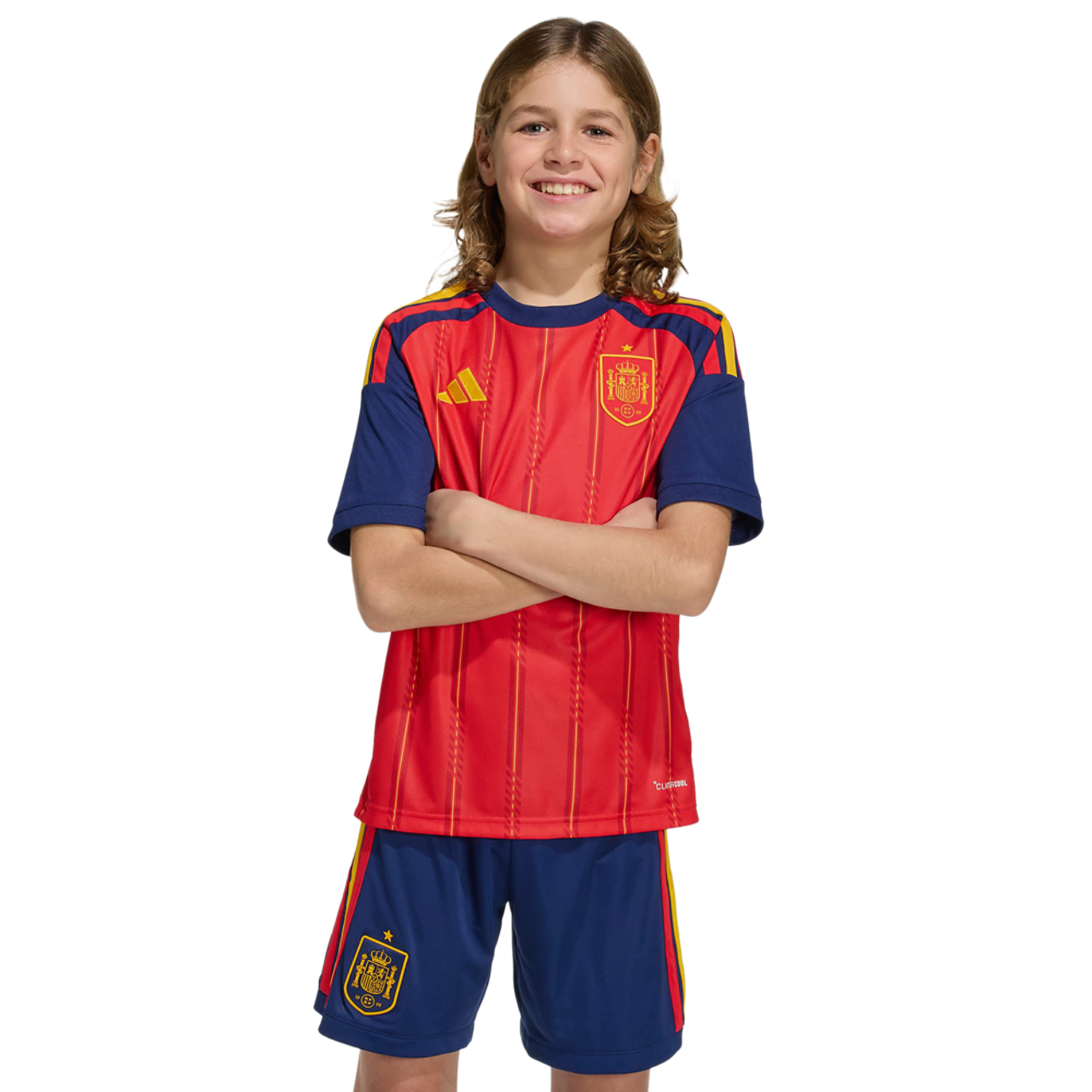 adidas Spain 26 Home Youth Kit Imagen 1 de 2. Toque para abrir la galería de fotos.