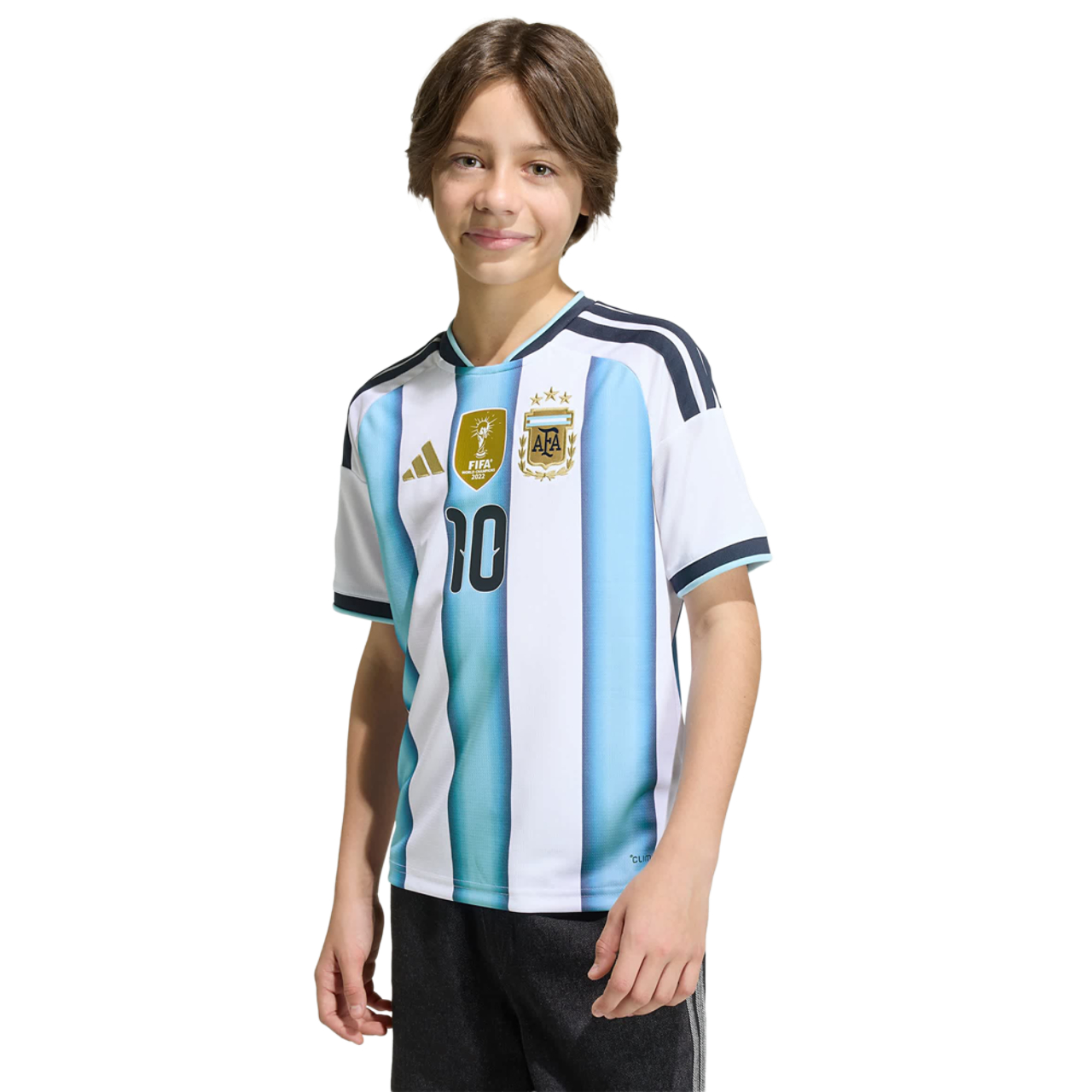 adidas Argentina 26 Home Replica Messi Jersey Image 1 sur 4. Appuyez pour ouvrir la galerie de photos.