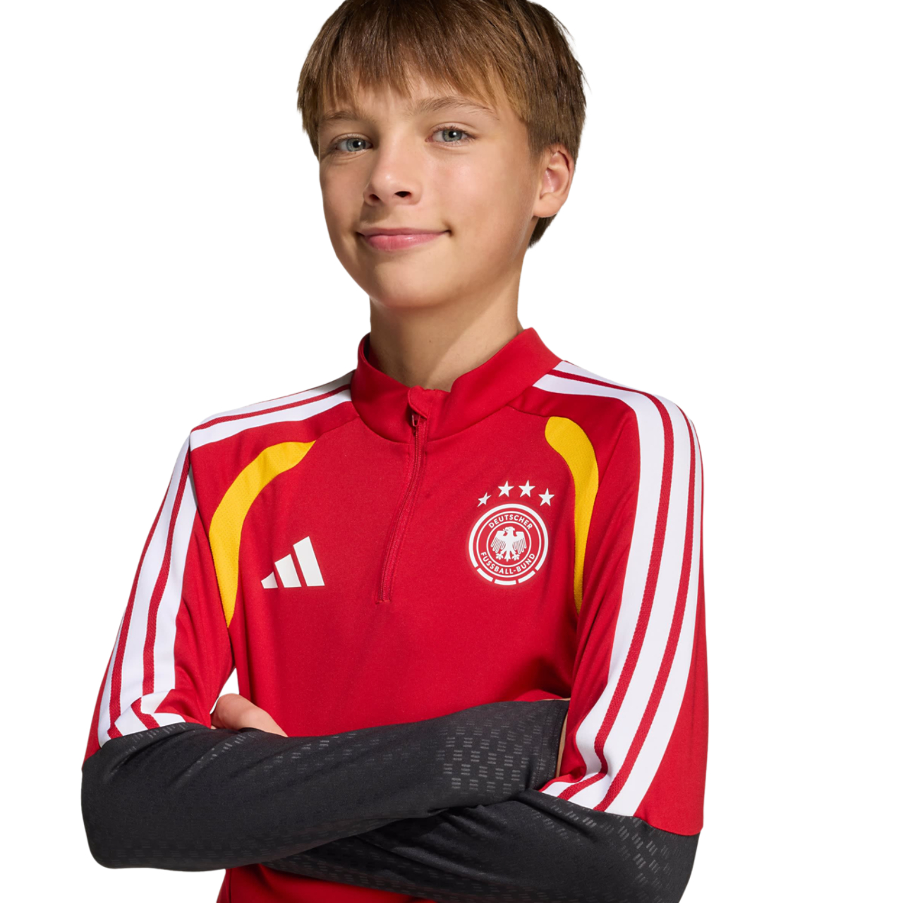 adidas Germany 26 Tiro Kids Top Imagen 4 de 5. Toque para abrir la galería de fotos.