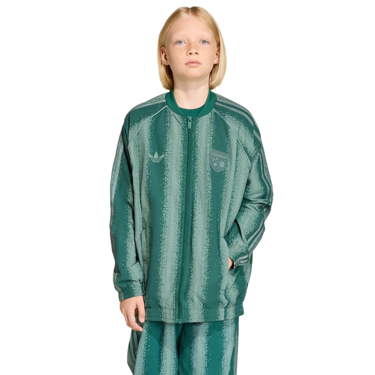 adidas Minecraft Sst Loose Track Top Afbeelding 1 van 5. Tik om de fotogalerij te openen..