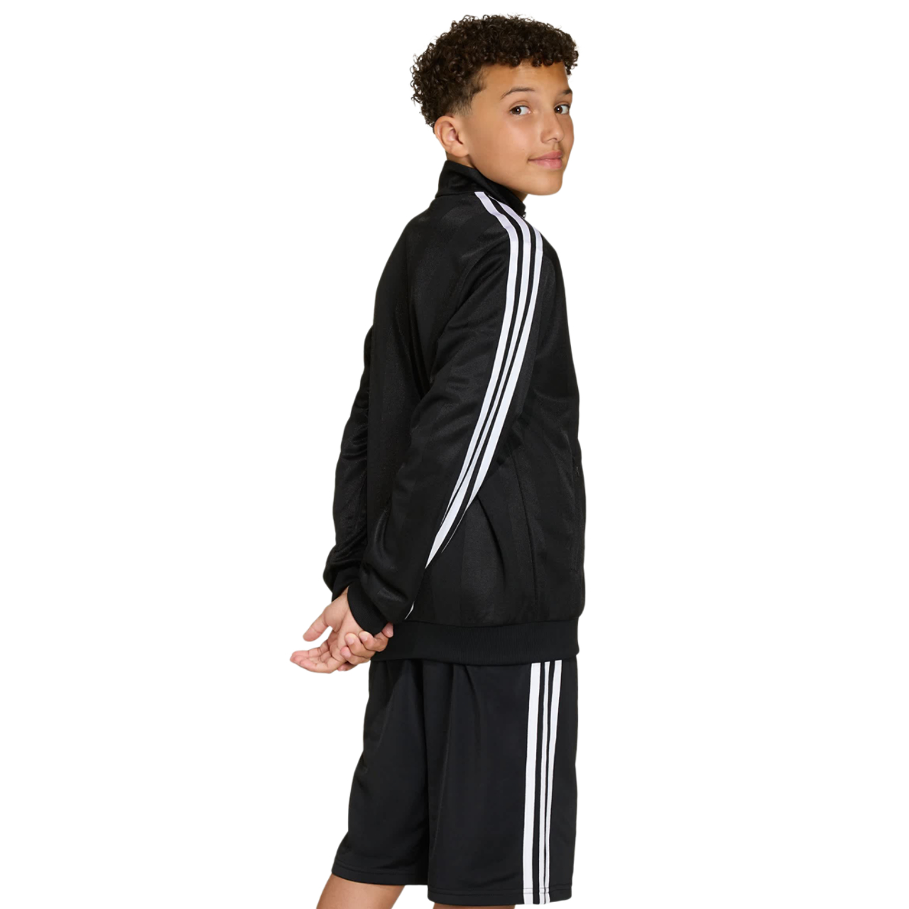 adidas Firebird Loose Jacquard Track Top Image 3 of 5. Tap to open photo gallery.