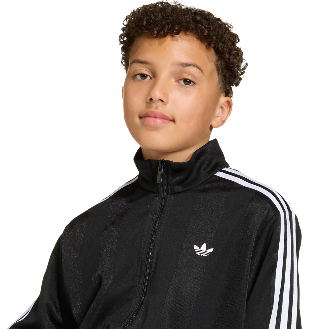 adidas Firebird Loose Jacquard Track Top Image 4 of 5. Tap to open photo gallery.