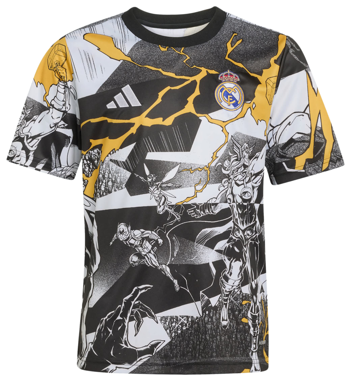 adidas Real Madrid Avengers 25/26 Prematch Shirt Imagen 5 de 6. Toque para abrir la galería de fotos.