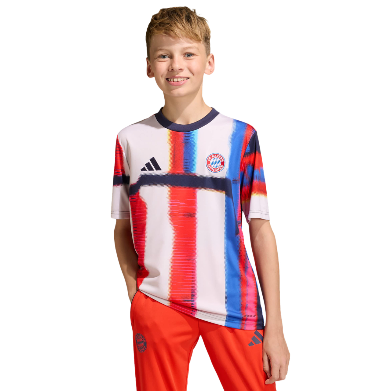 adidas Fc Bayern Ss26 Pre-match Jersey Imagen 1 de 6. Toque para abrir la galería de fotos.