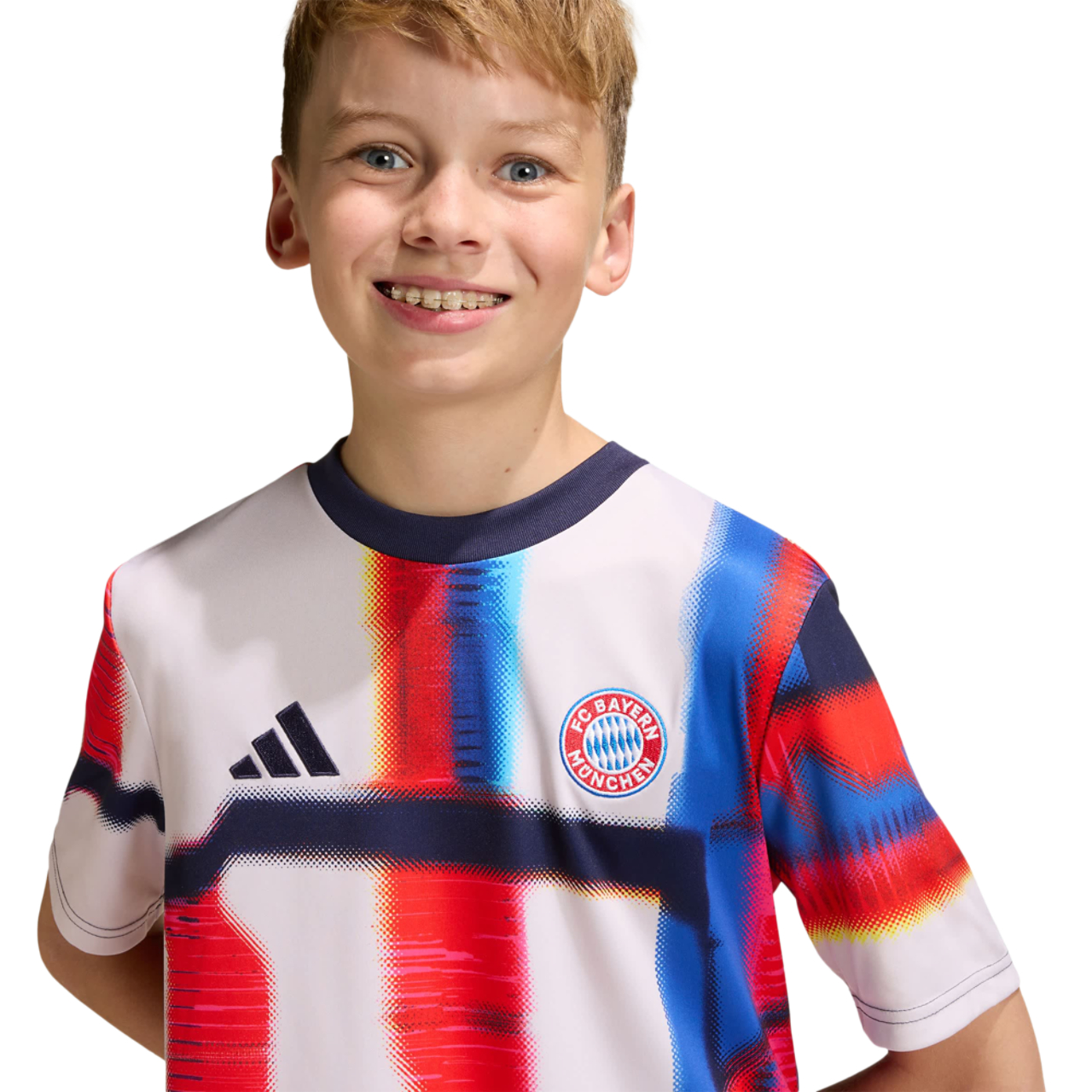 adidas Fc Bayern Ss26 Pre-match Jersey Imagen 4 de 6. Toque para abrir la galería de fotos.