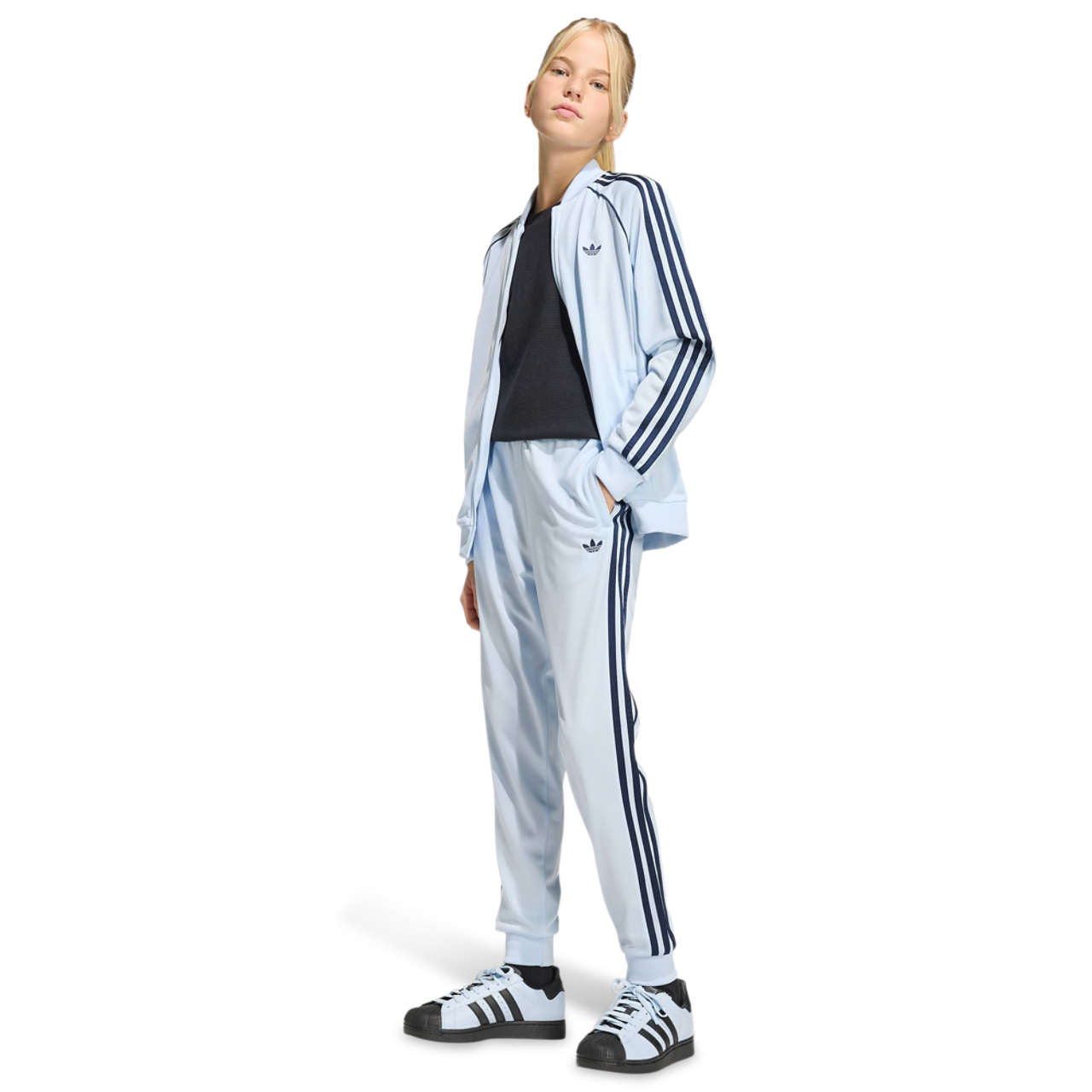 adidas Superstar Track Tracksuit Bottoms Bild 2 von 4. Antippen, um die Fotogalerie zu öffnen.