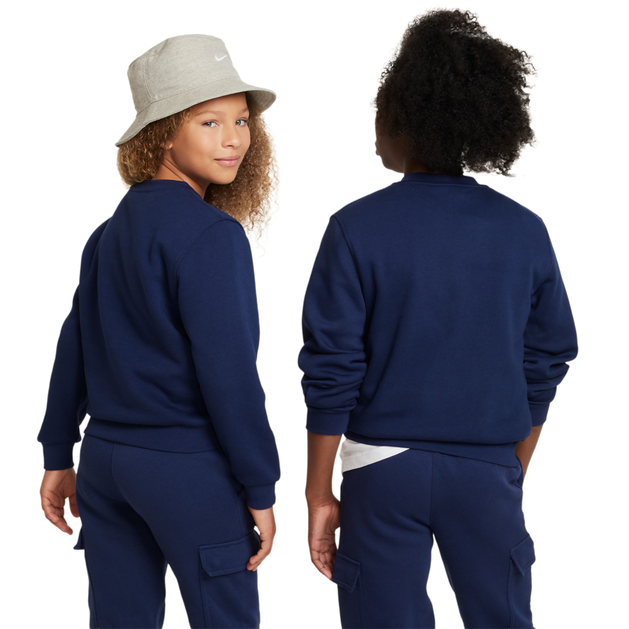 Nike Club Fleece Sweatshirt Image 2 of 4. Tap to open photo gallery.