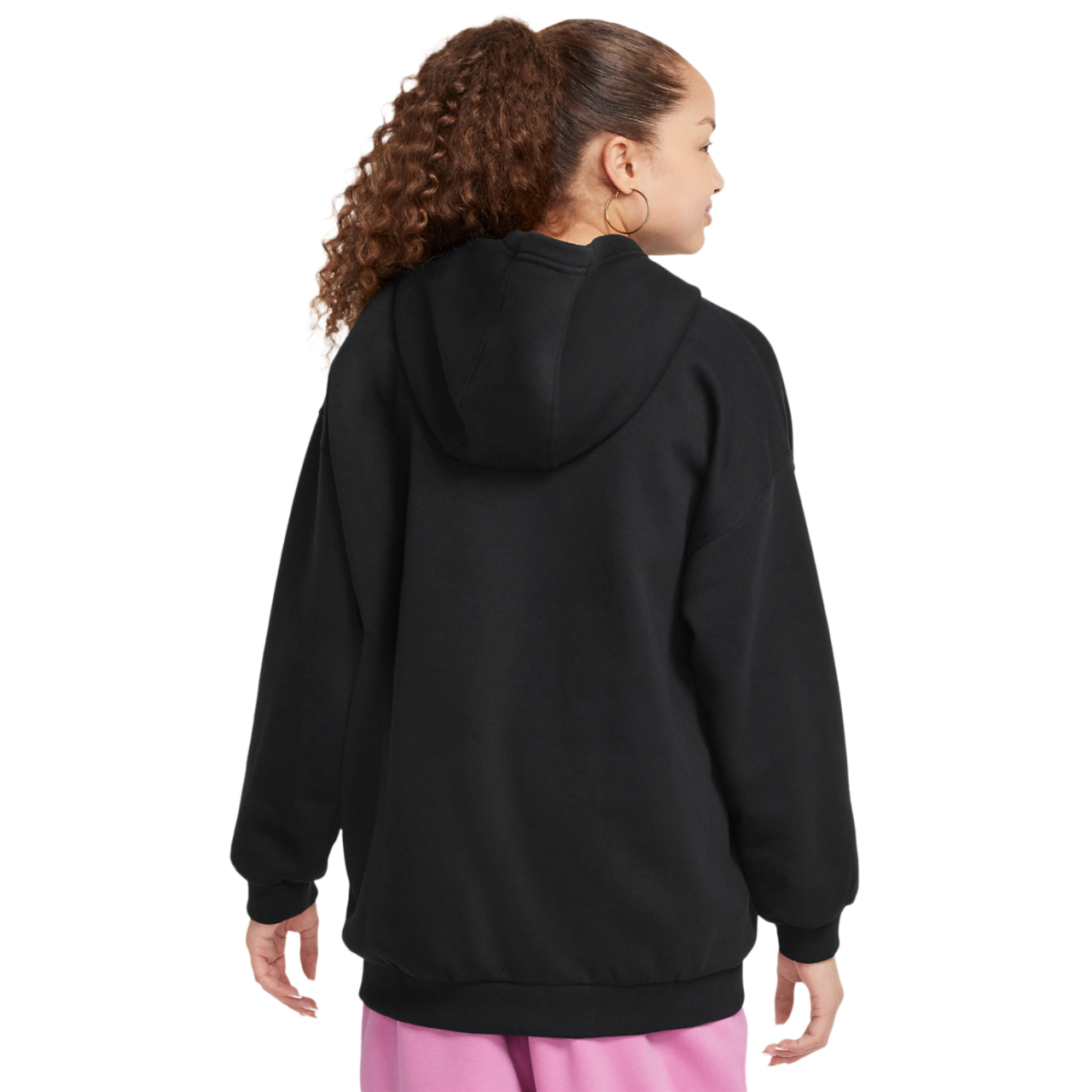 Nike Club Fleece Oversized Pullover Hoodie Image 2 of 4. Tap to open photo gallery.