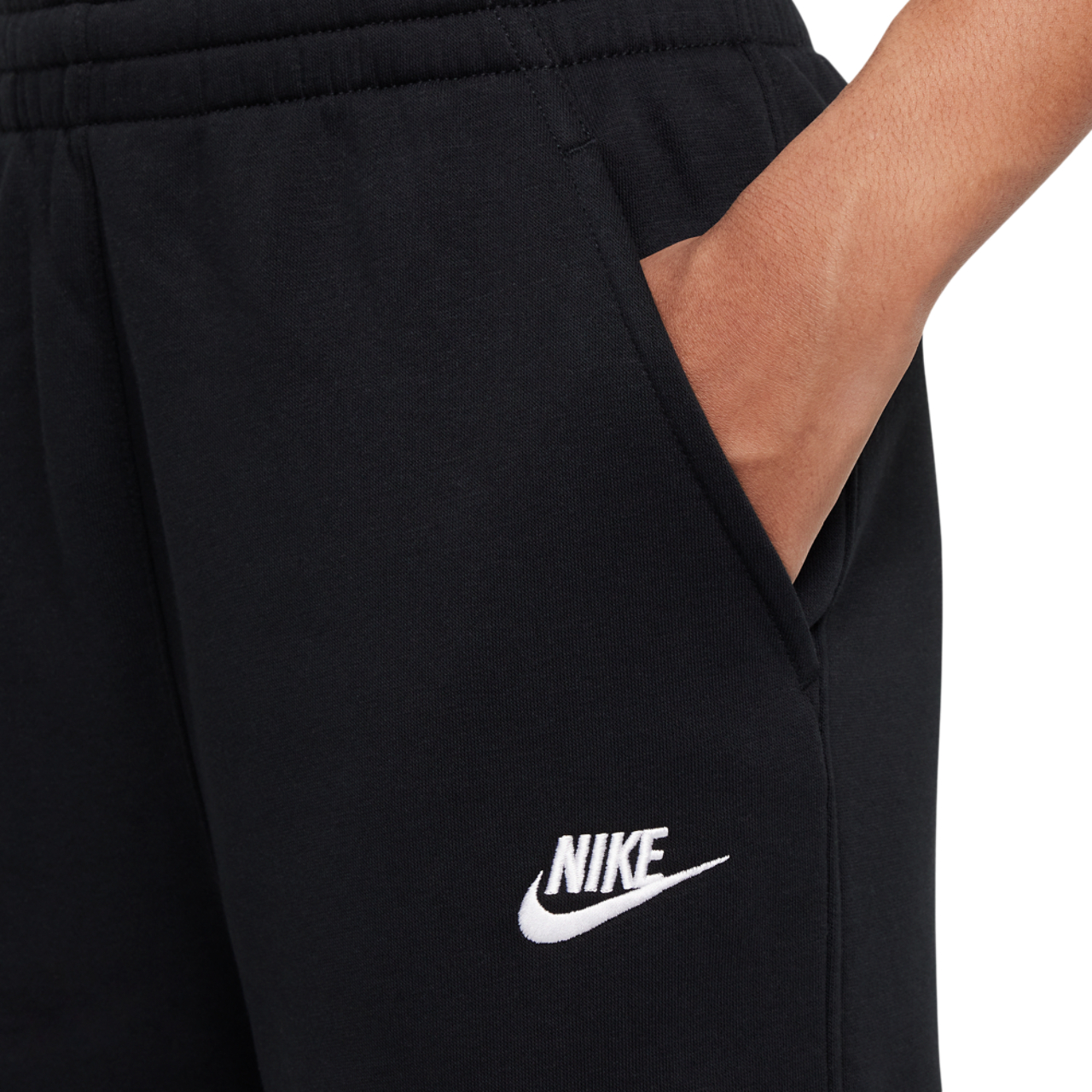 Nike Club Fleece Wide-leg Trousers Afbeelding 4 van 4. Tik om de fotogalerij te openen..