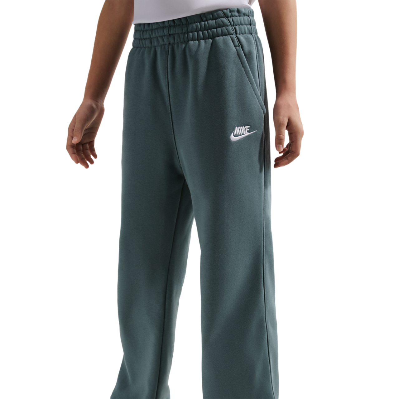 Nike Club Fleece Wide-leg Trousers Bild 4 von 5. Antippen, um die Fotogalerie zu öffnen.