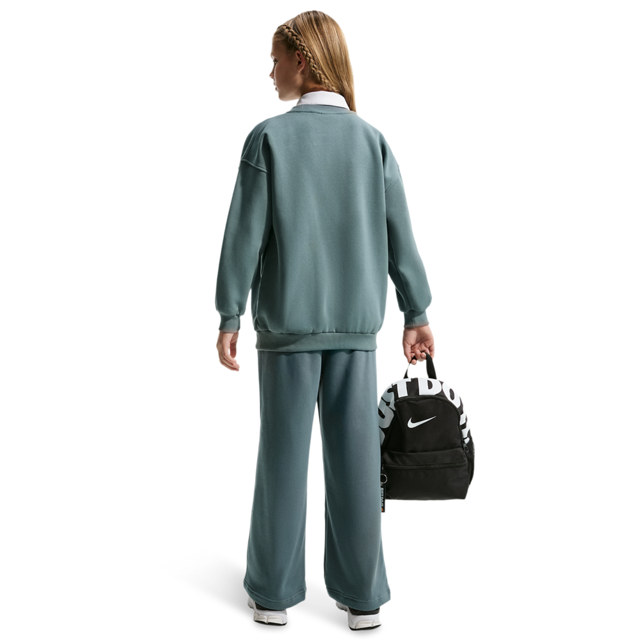 Nike Club Fleece Wide-leg Trousers Bild 5 von 5. Antippen, um die Fotogalerie zu öffnen.