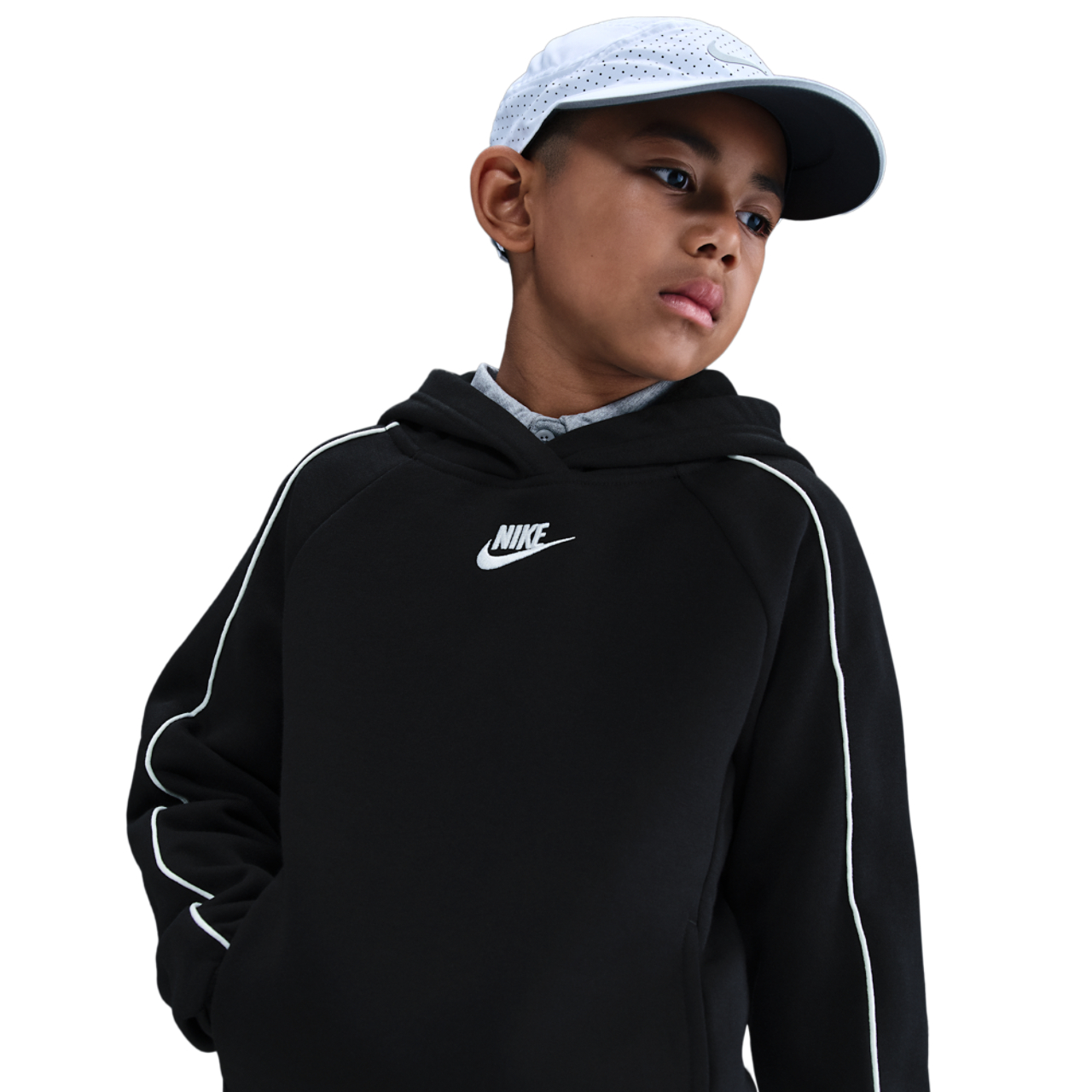 Nike Club Fleece Hooded Tracksuit Afbeelding 2 van 4. Tik om de fotogalerij te openen..