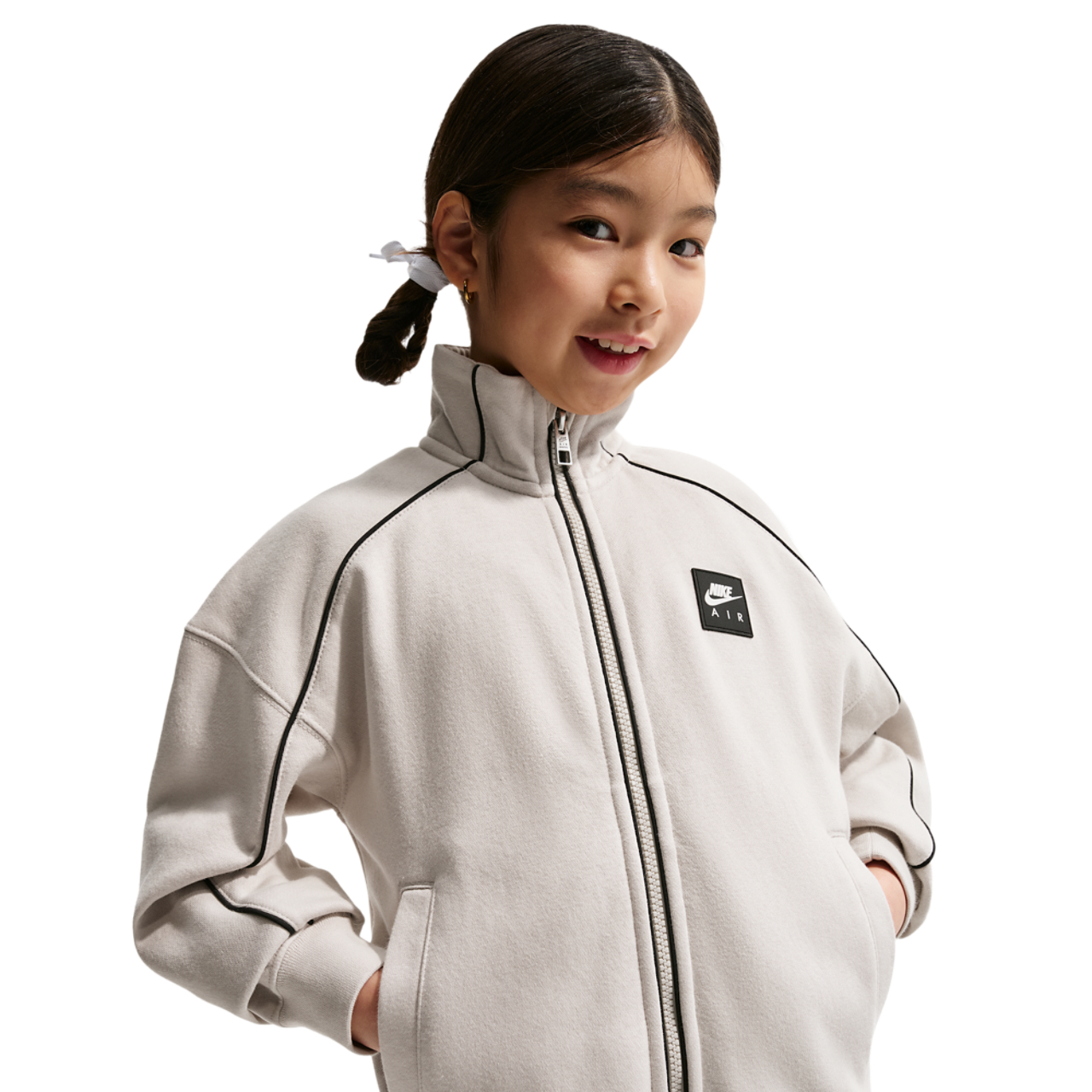 Nike Air Fleece Tracksuit Jacket Afbeelding 2 van 7. Tik om de fotogalerij te openen..