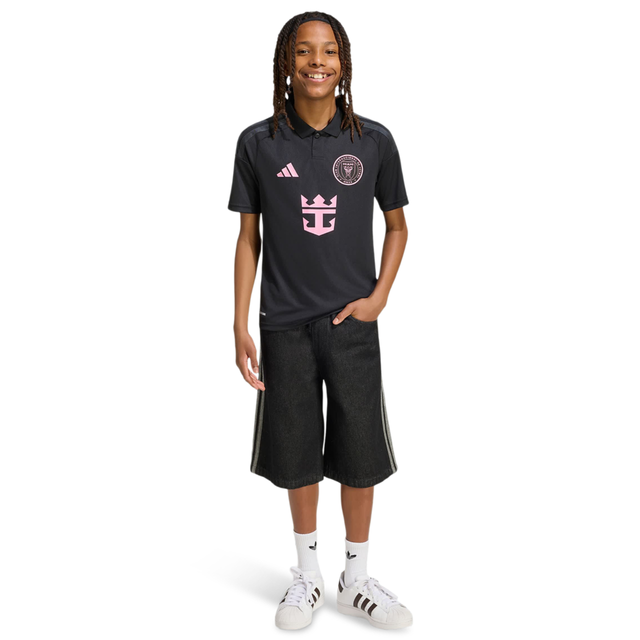 adidas Inter Miami Cf Away Jersey Kids Immagine 2 di 4. Tocca per aprire la galleria fotografica.
