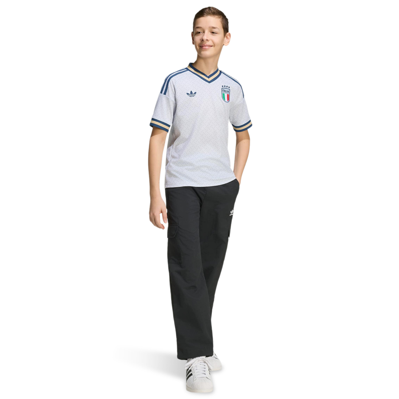 adidas Italy 26 Away Jersey Bild 2 von 4. Antippen, um die Fotogalerie zu öffnen.