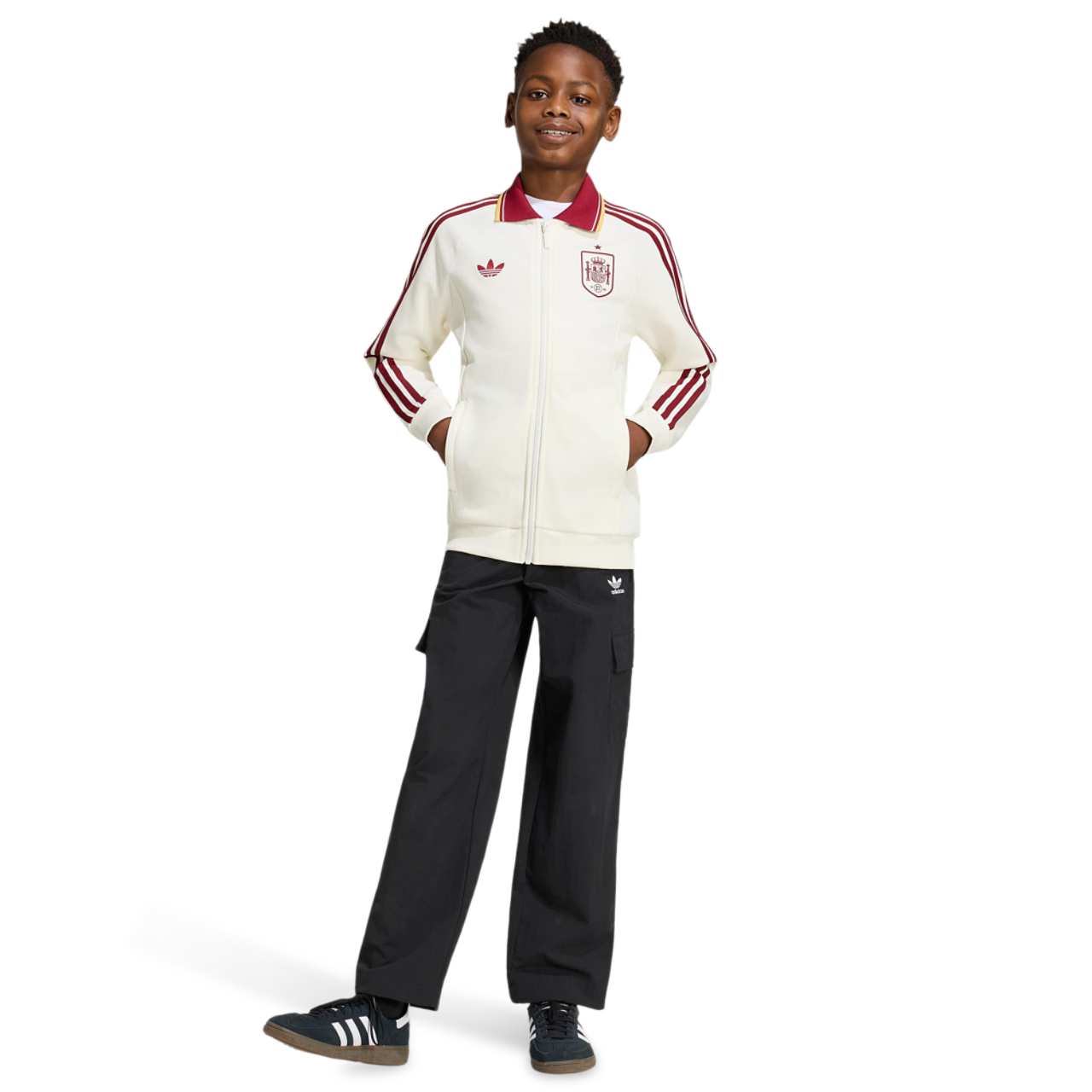 adidas Spain Away Anthem Jacket Imagen 2 de 4. Toque para abrir la galería de fotos.