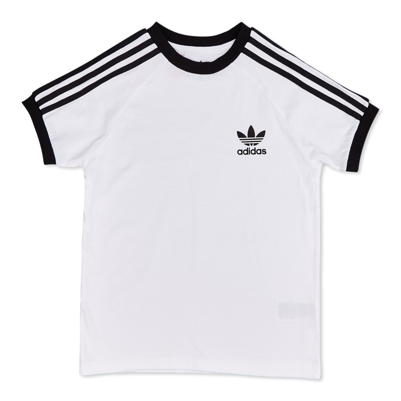 adidas 3 Stripe Shortsleeve Tee Image 1 of 2. Tap to open photo gallery.