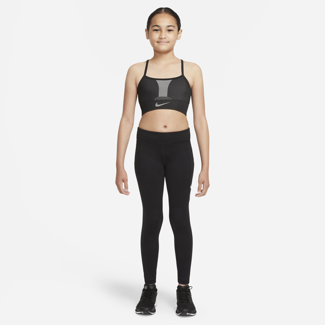 Nike Girls  Indy Seamless Afbeelding 1 van 3. Tik om de fotogalerij te openen..