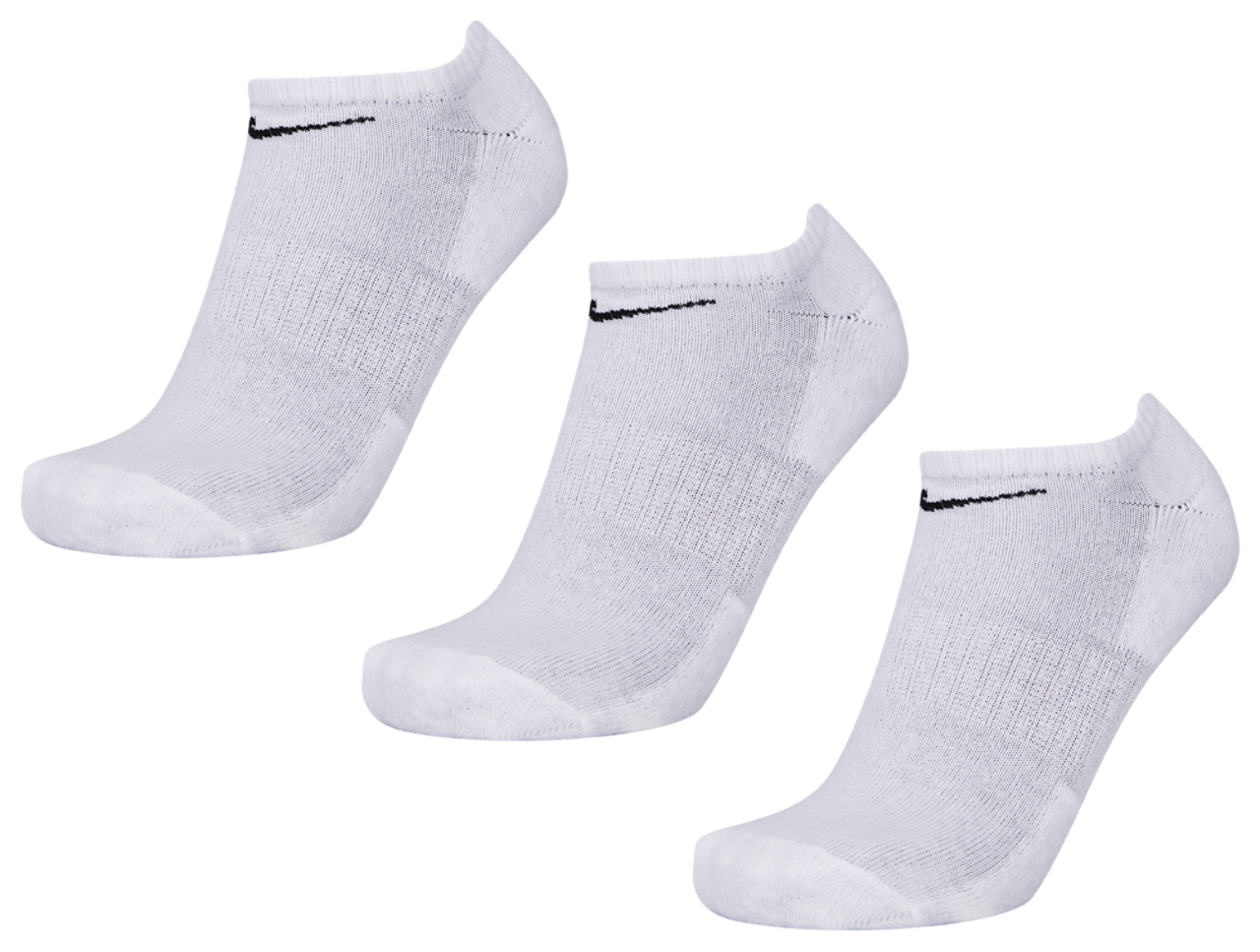 Nike Everyday Cushioned No Show 3 Pack Image 1 of 2. Tap to open photo gallery.