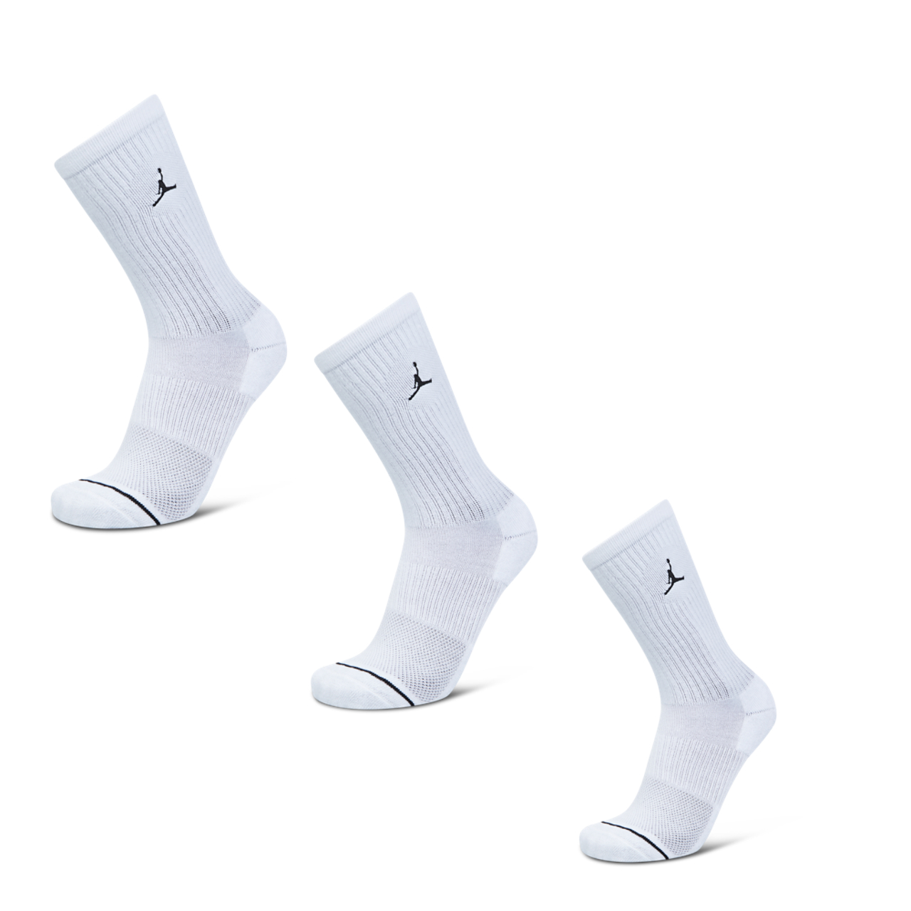 Jordan Everyday Cushioned Crew 3 Pack Image 1 sur 2. Appuyez pour ouvrir la galerie de photos.
