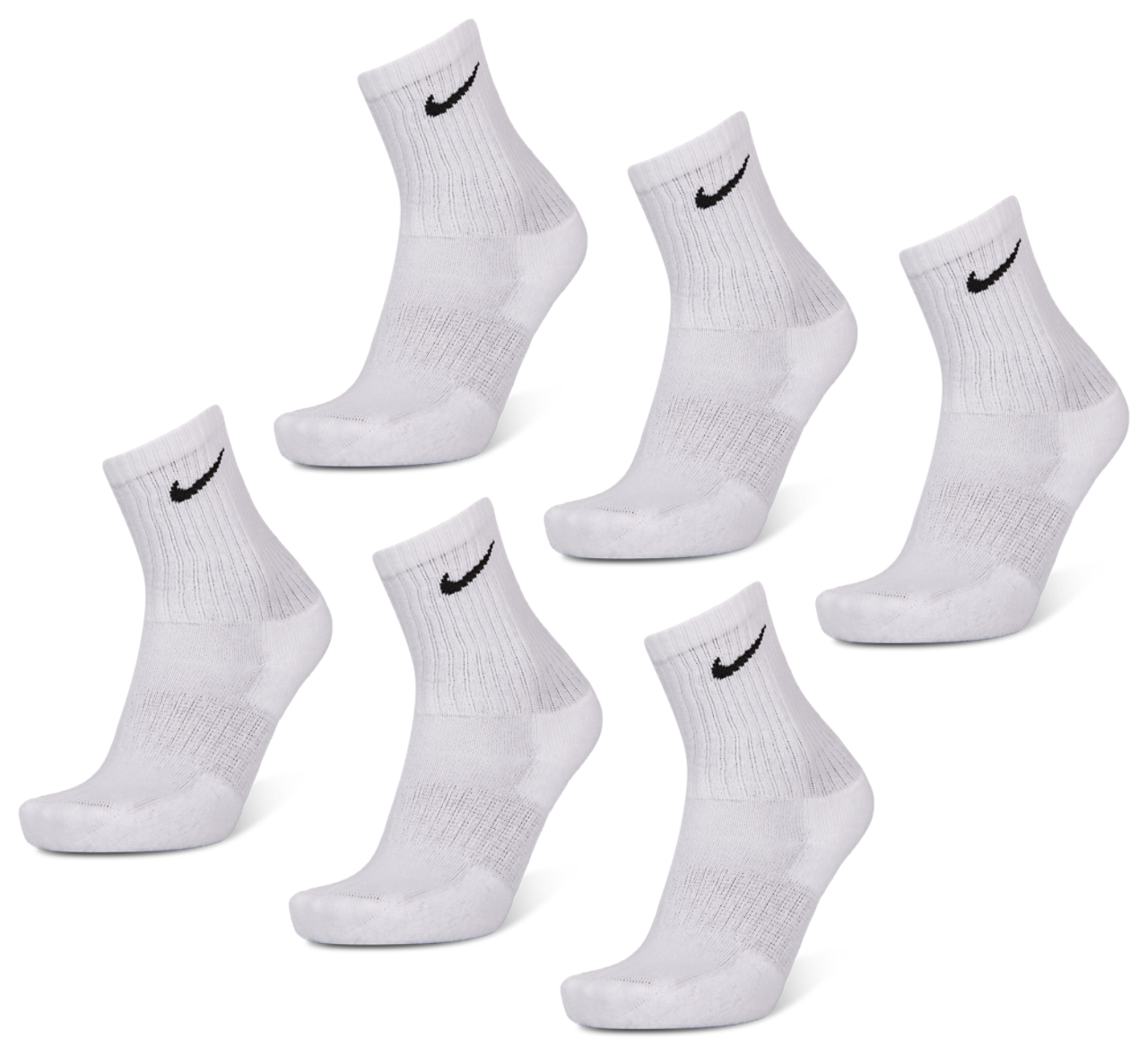 Nike Everyday Cushioned Crew 6 Pack Afbeelding 1 van 2. Tik om de fotogalerij te openen..