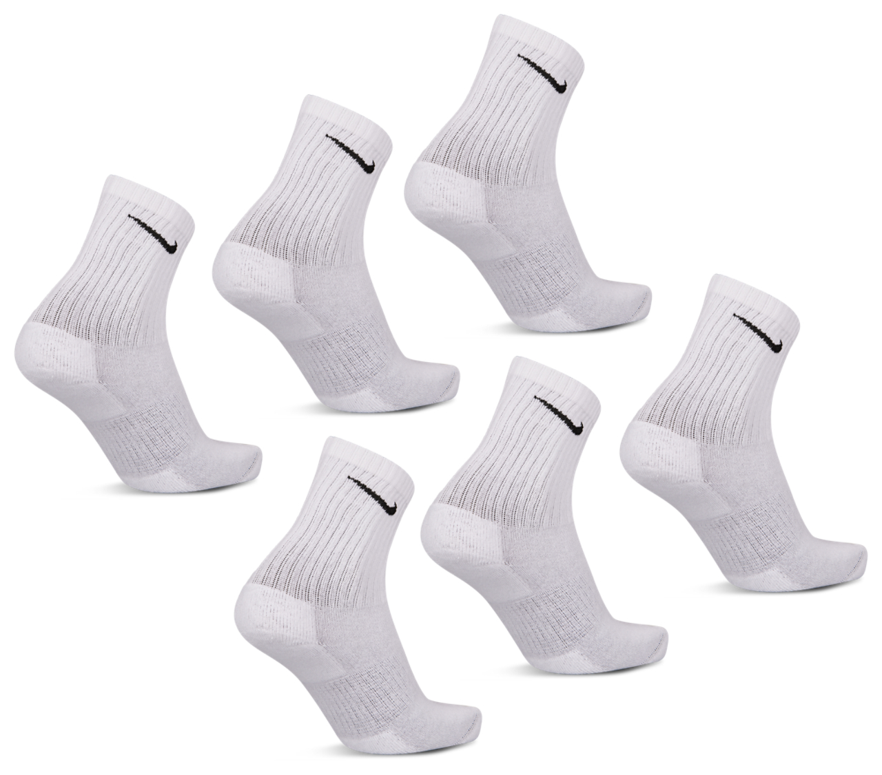 Nike Everyday Cushioned Crew 6 Pack Afbeelding 2 van 2. Tik om de fotogalerij te openen..
