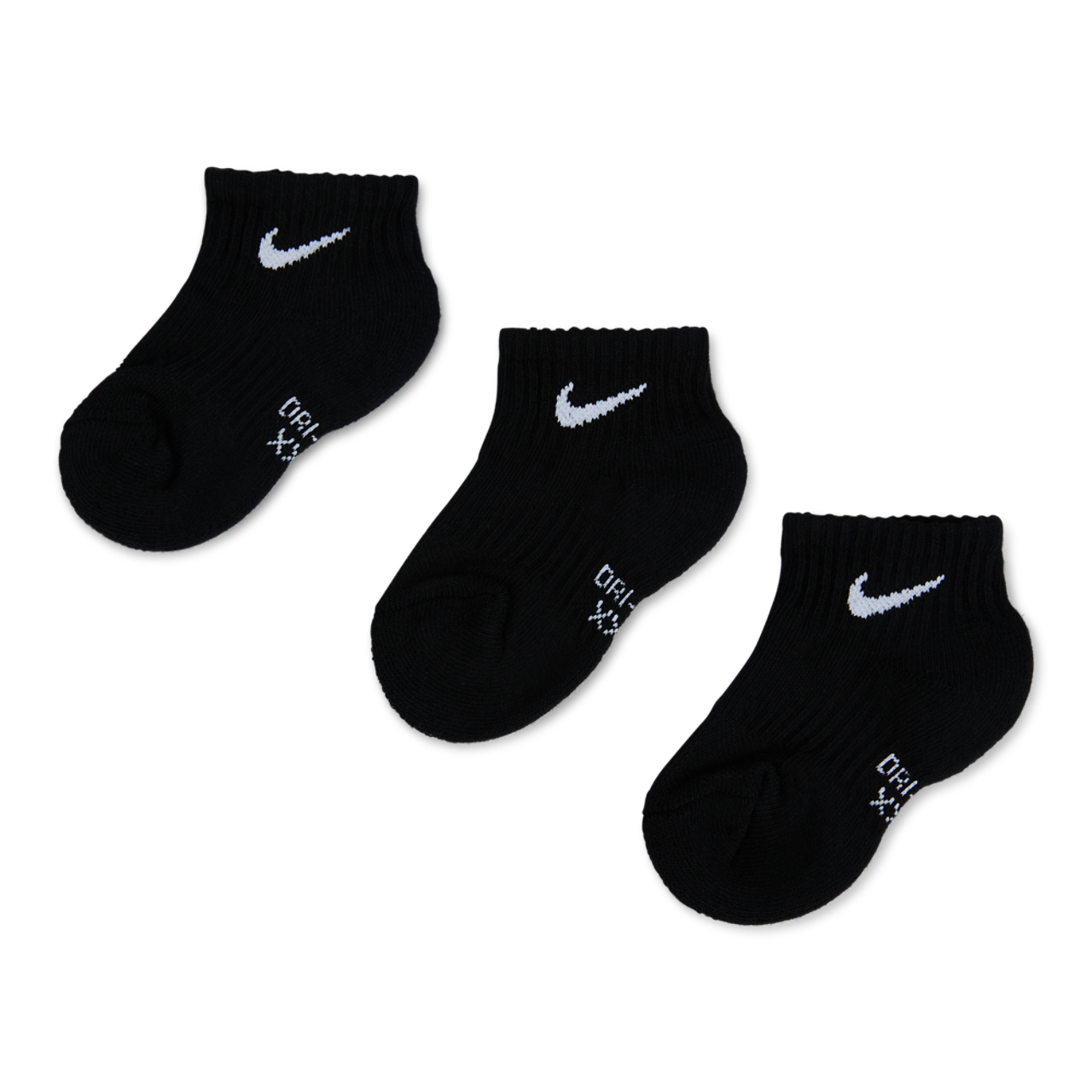Nike Kids Drifit Performance Ankle 3Pack Imagen 1 de 2. Toque para abrir la galería de fotos.