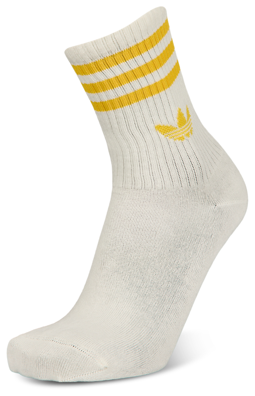 adidas Mid Cut Crew 3 Pack Image 3 of 6. Tap to open photo gallery.