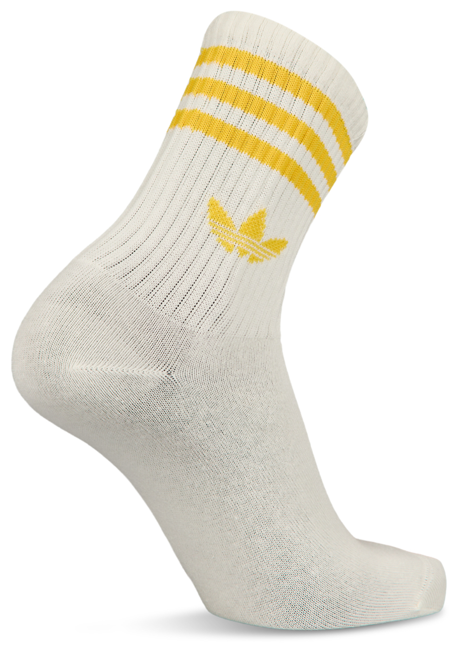 adidas Mid Cut Crew 3 Pack Image 4 of 6. Tap to open photo gallery.