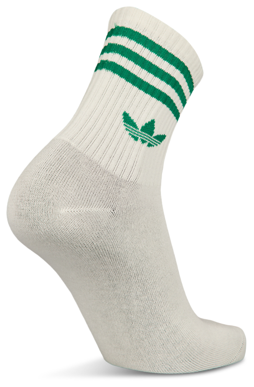 adidas Mid Cut Crew 3 Pack Image 6 of 6. Tap to open photo gallery.