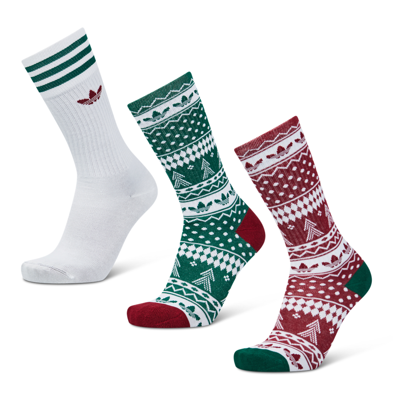 adidas 3 Pack Crew Imagen 1 de 2. Toque para abrir la galería de fotos.