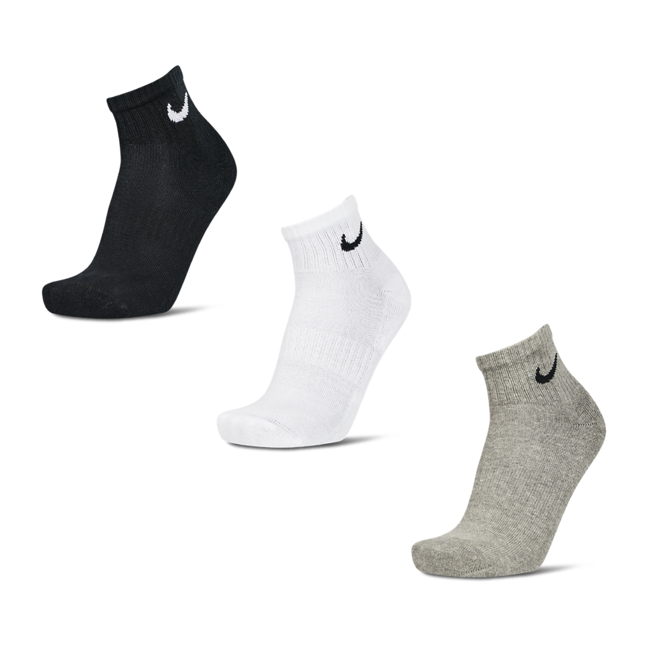 Nike Everyday Cushioned Ankle 3 Pack Image 1 of 3. Tap to open photo gallery.