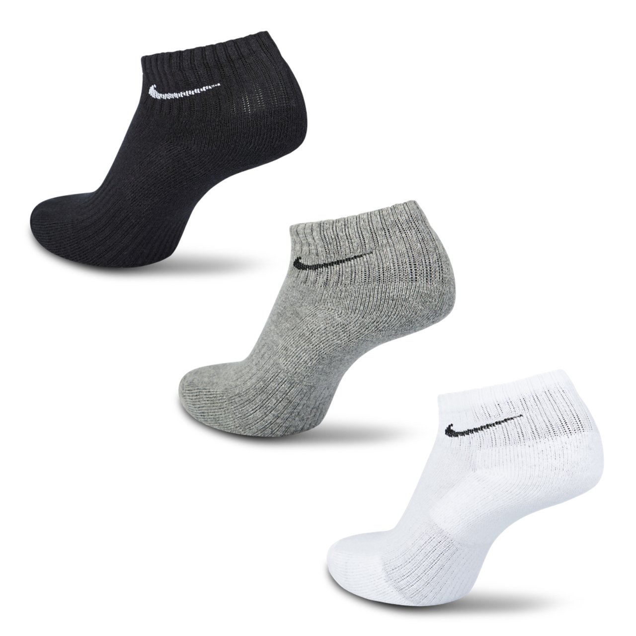 Nike Everyday Cushioned Ankle 3 Pack Image 3 of 3. Tap to open photo gallery.