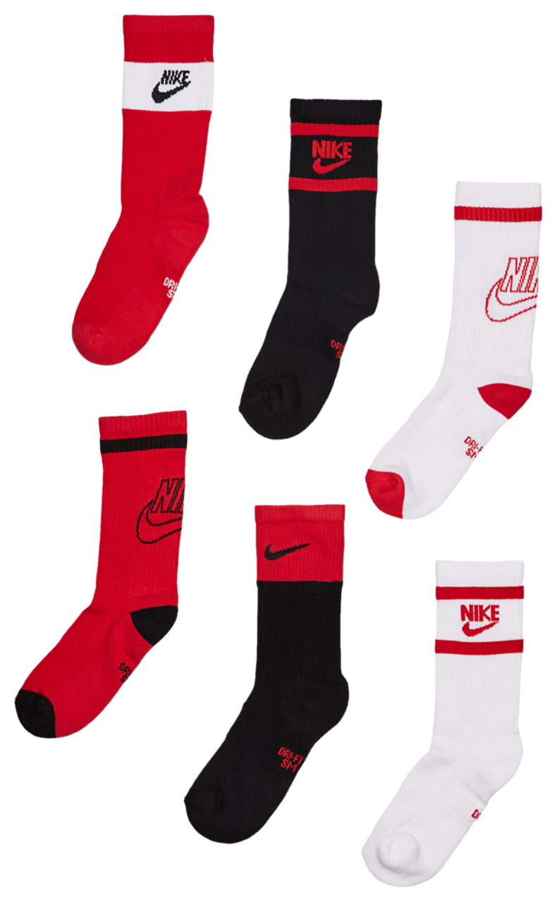 Nike Kids Crew 6 Pack Image 1 sur 2. Appuyez pour ouvrir la galerie de photos.