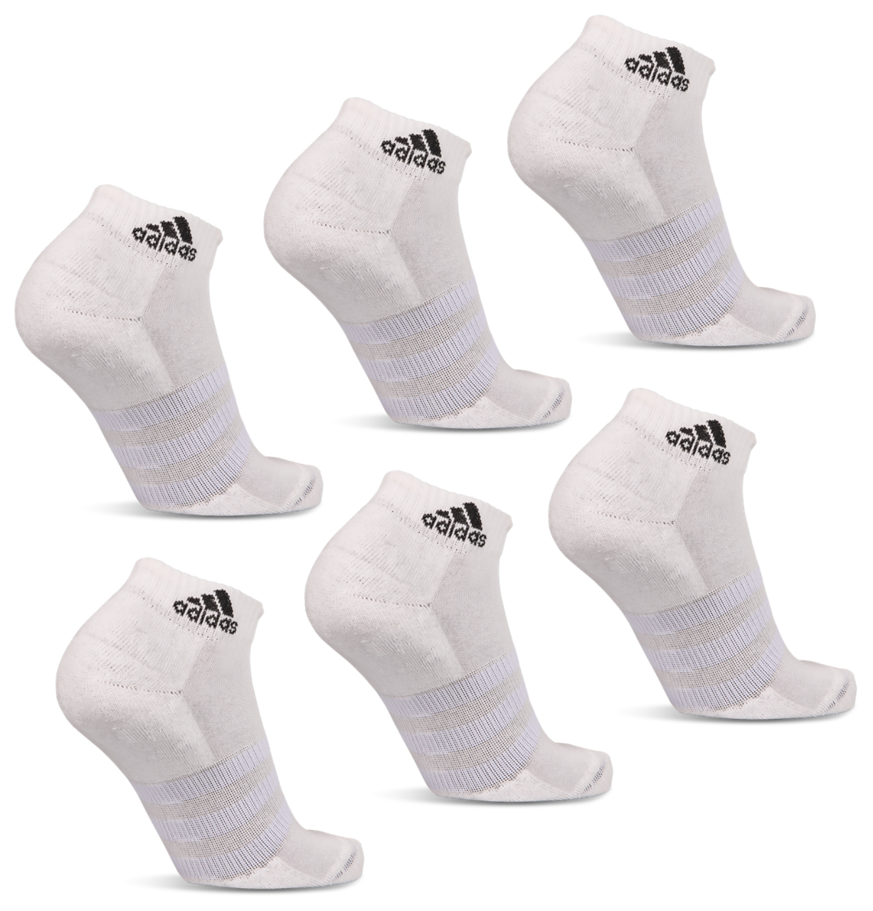 adidas Cushioned Sportswear Ankle 6 Pairs Bild 2 von 2. Antippen, um die Fotogalerie zu öffnen.