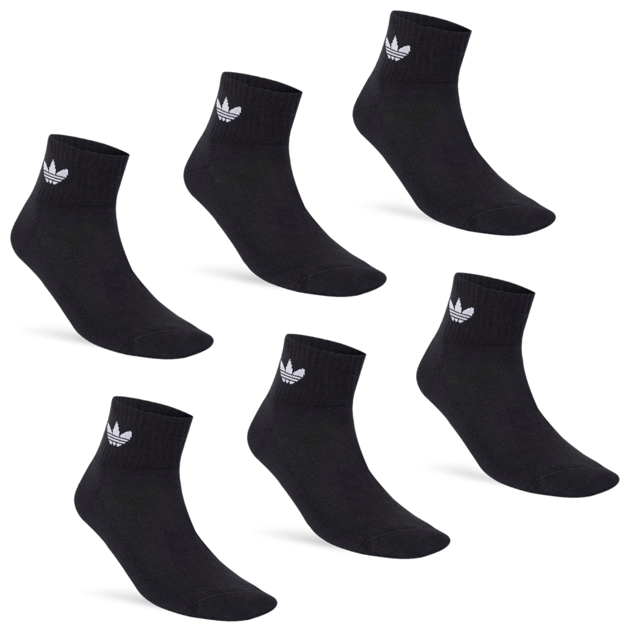 adidas Mid Ankle 6 Pairs Image 2 of 2. Tap to open photo gallery.