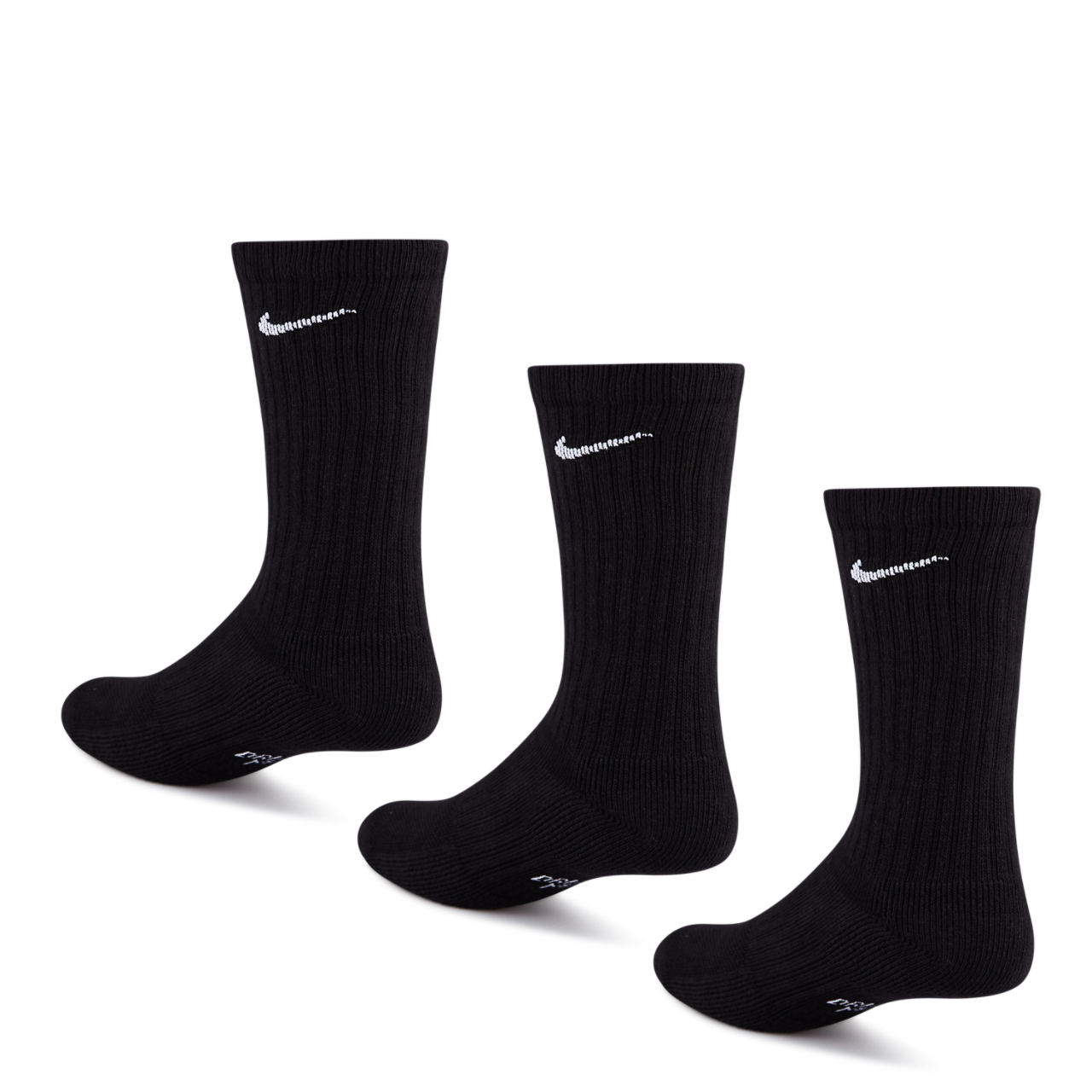 Nike Kids 3Pack 34-38 Crew Image 2 of 2. Tap to open photo gallery.