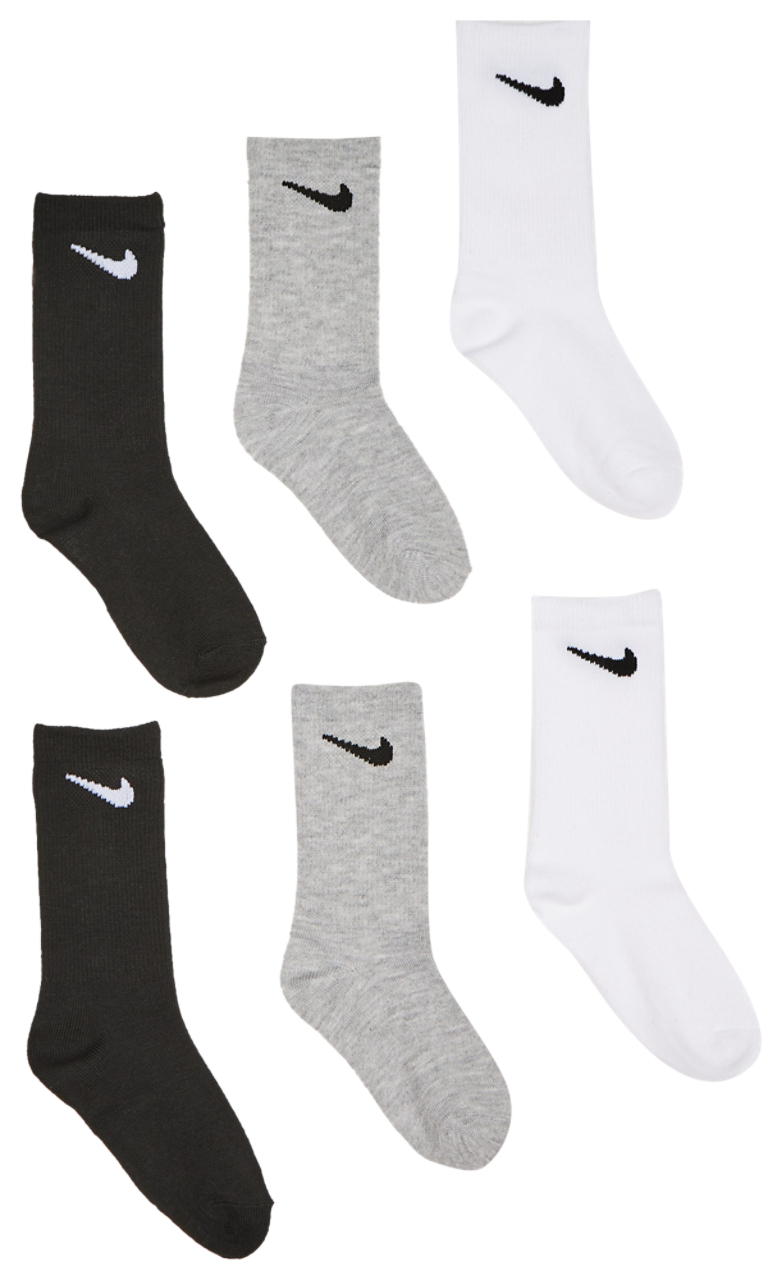 Nike Kids Crew 6 Pack Bild 2 von 2. Antippen, um die Fotogalerie zu öffnen.