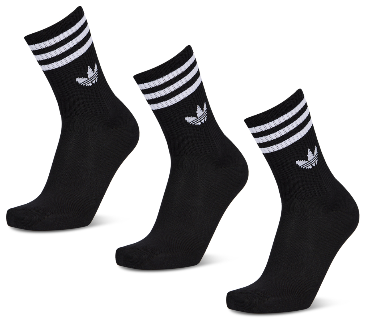adidas Mid Cut Crew 3 Pack Image 1 sur 2. Appuyez pour ouvrir la galerie de photos.
